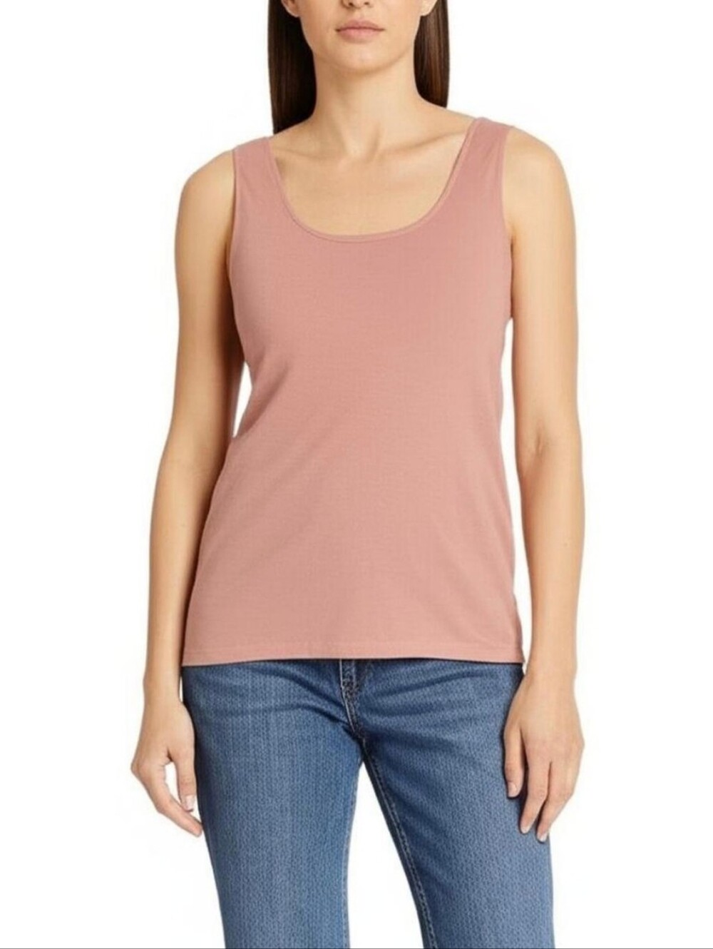 A New Day Women's Blush Pink Scoop Neck Tank Top